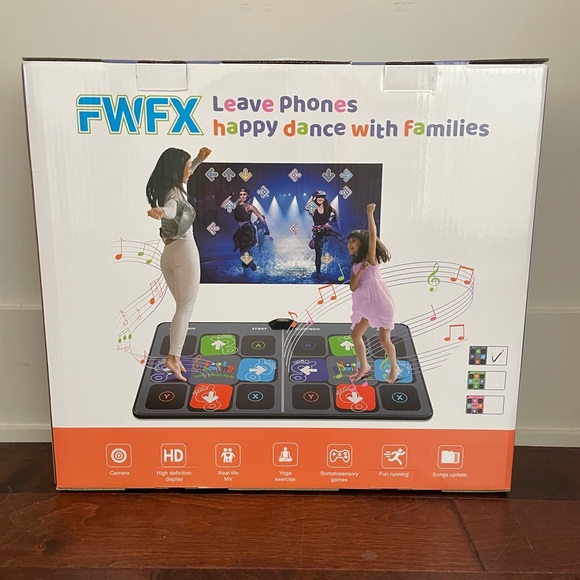 Clearance! Used like new/FWFX Dance Mat/Grey. - Picture 2 of 16